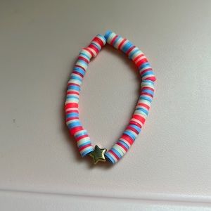 Rockstar Clay Bead Bracelet